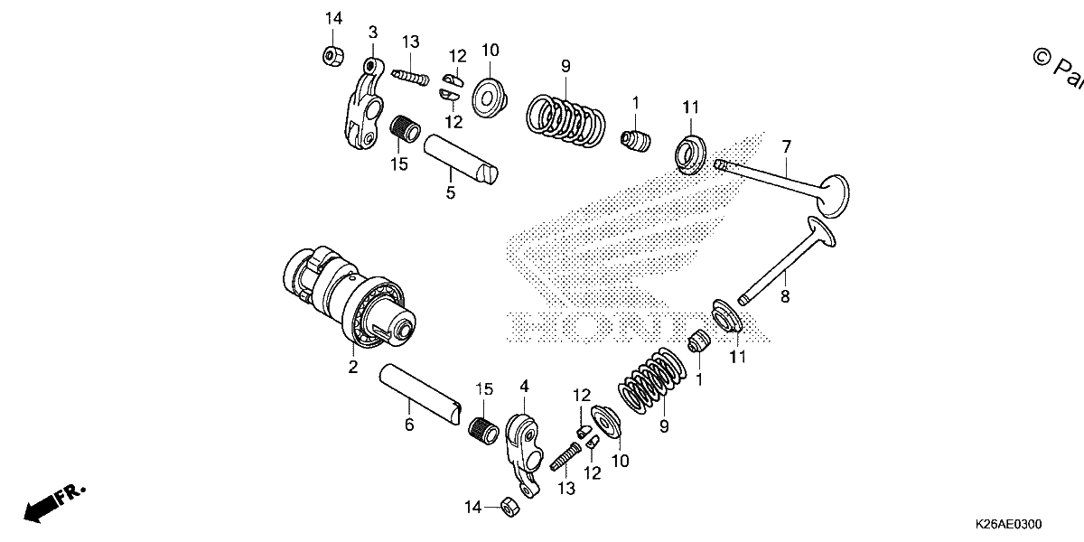 Diagrama de CAMSHAFT VALVE