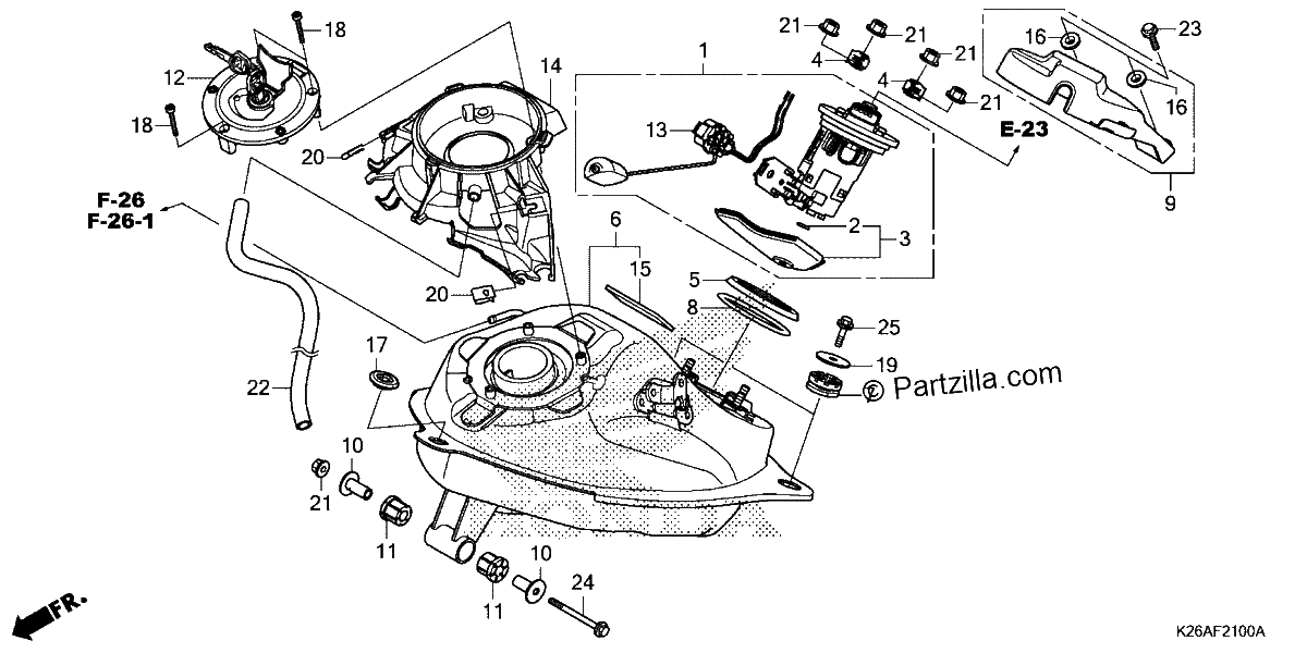 Diagrama de FUEL TANK