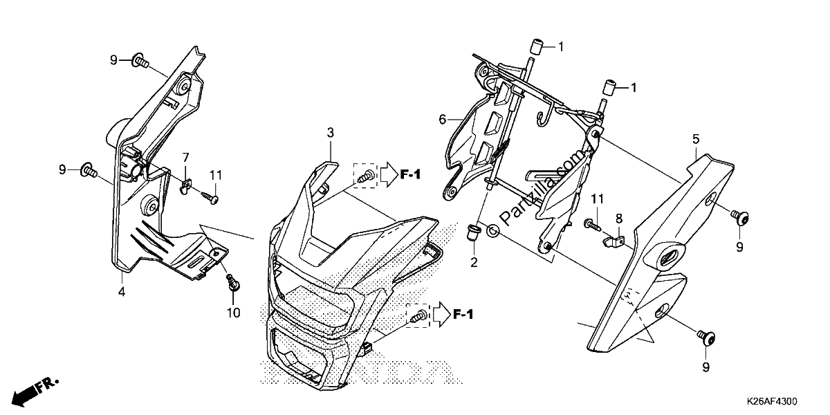 Diagrama de HEADLIGHT COVER