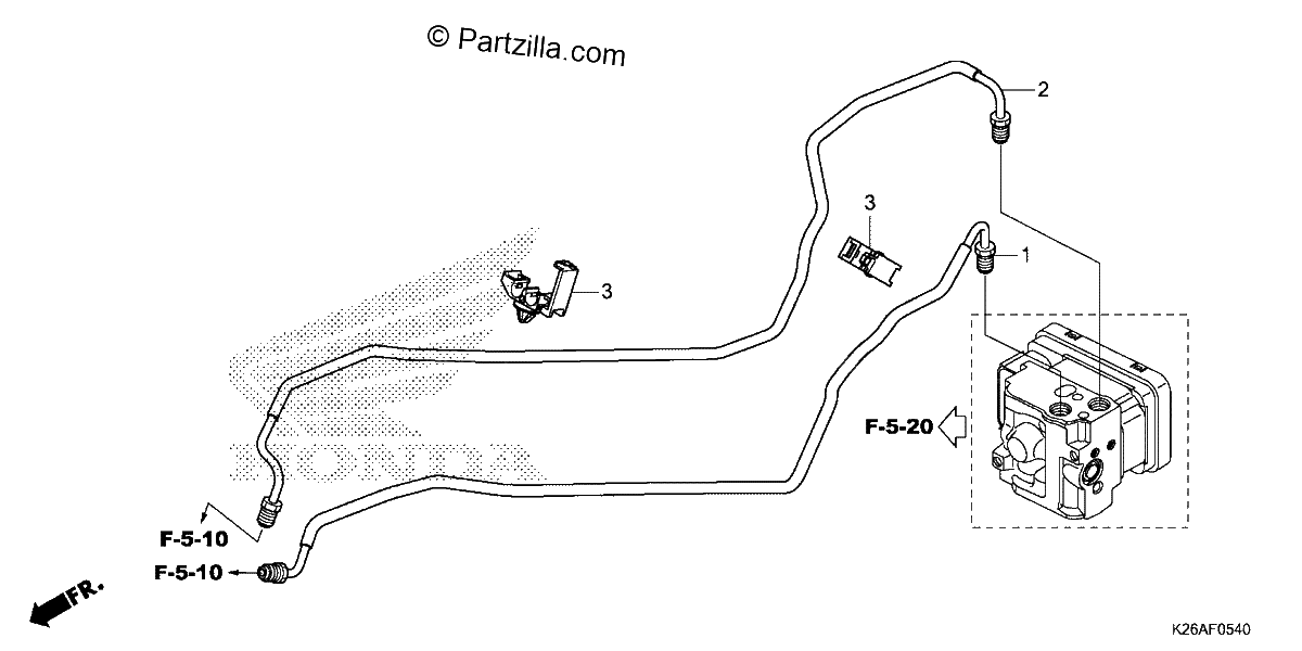 Diagrama de BRAKE PIPE