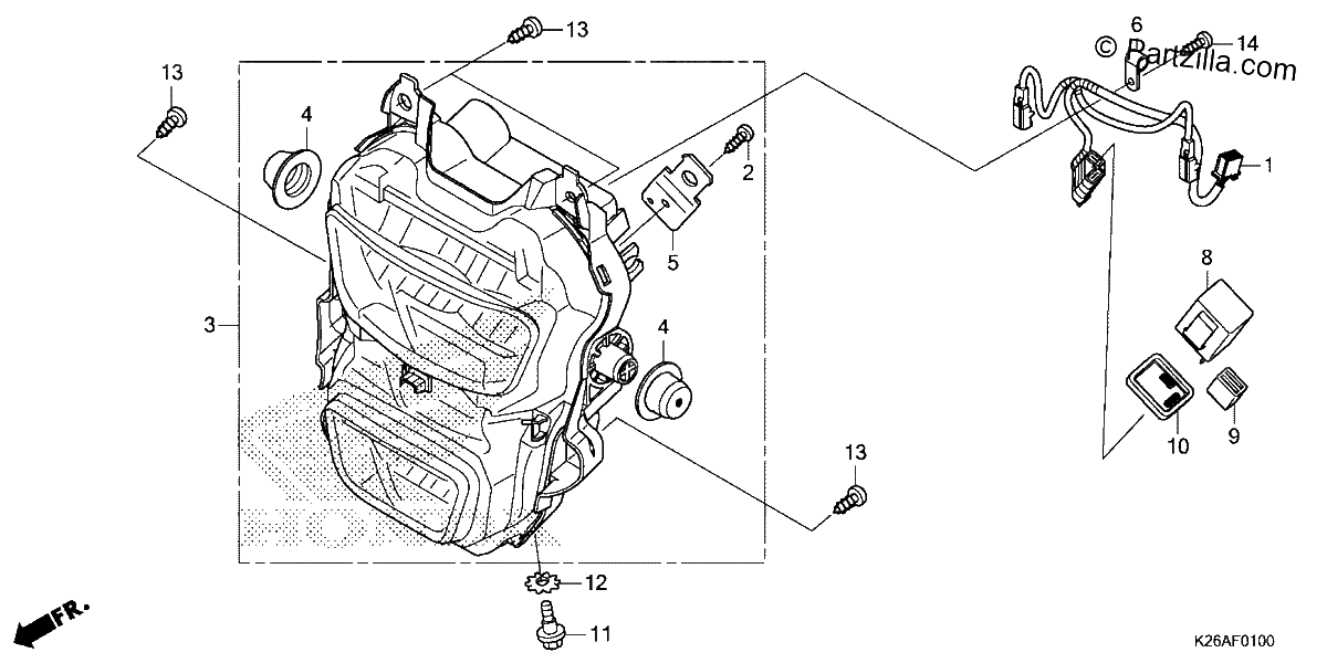 Diagrama de HEADLIGHT