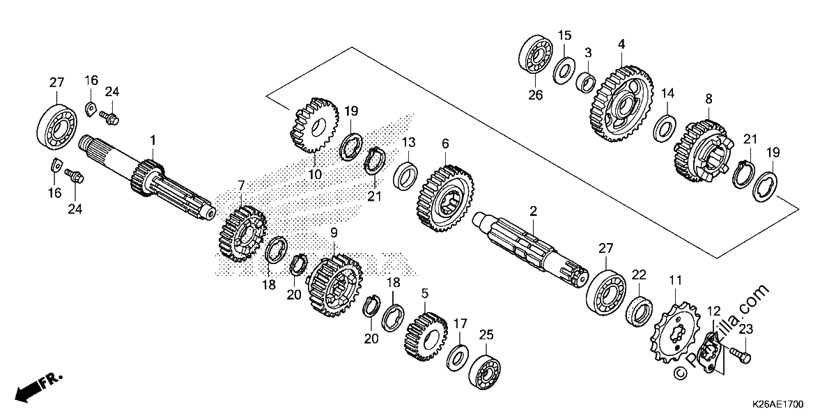 Diagrama de TRANSMISSION