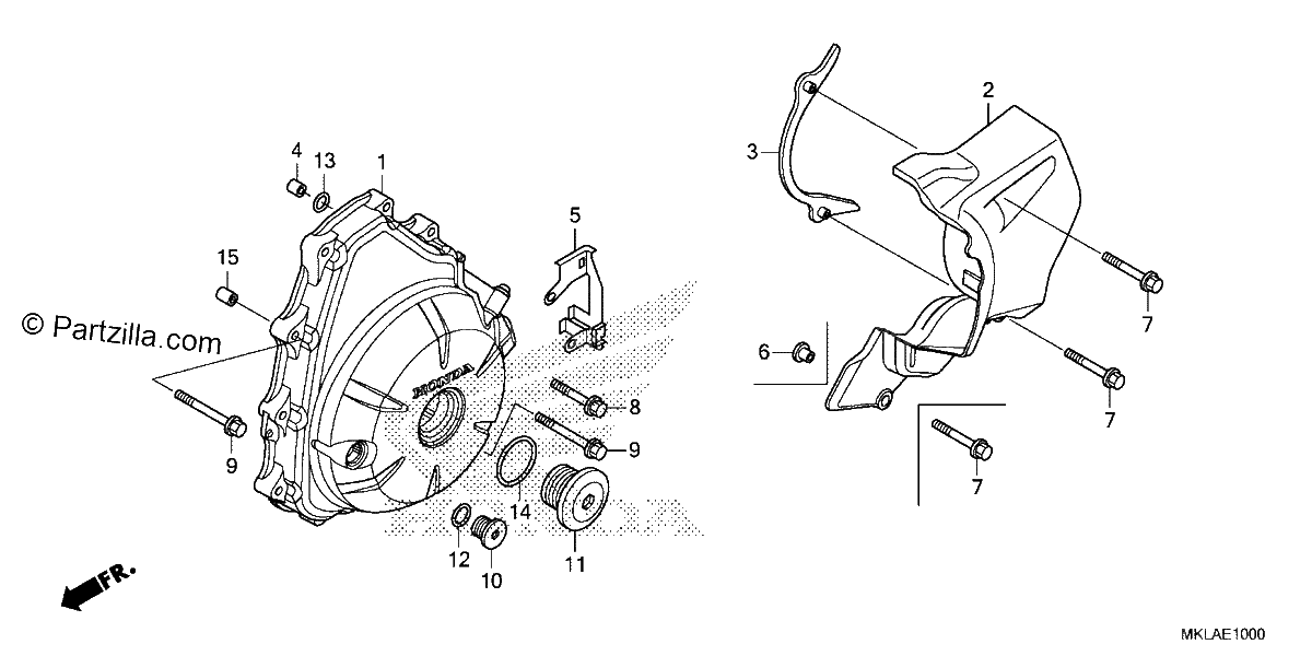 Diagrama de ALTERNATOR COVER