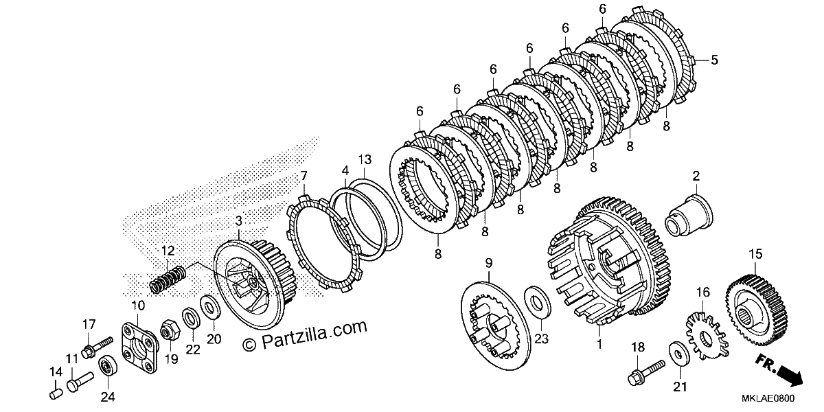 Diagrama de CLUTCH 1