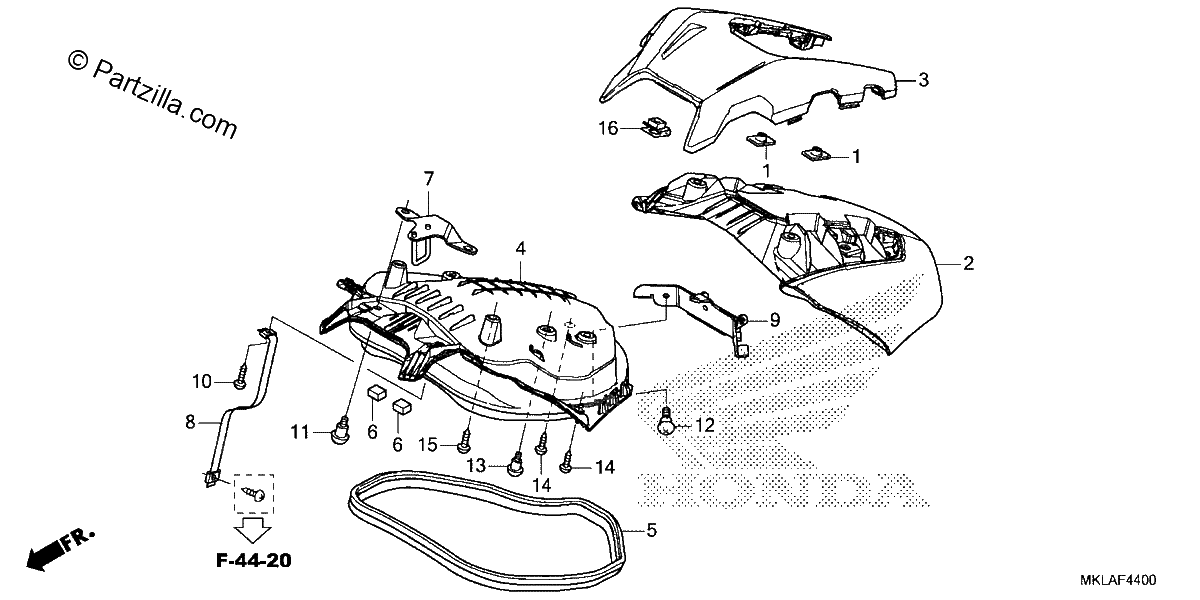Diagrama de LUGGAGE LID