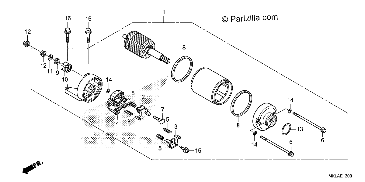 Diagrama de STARTING MOTOR