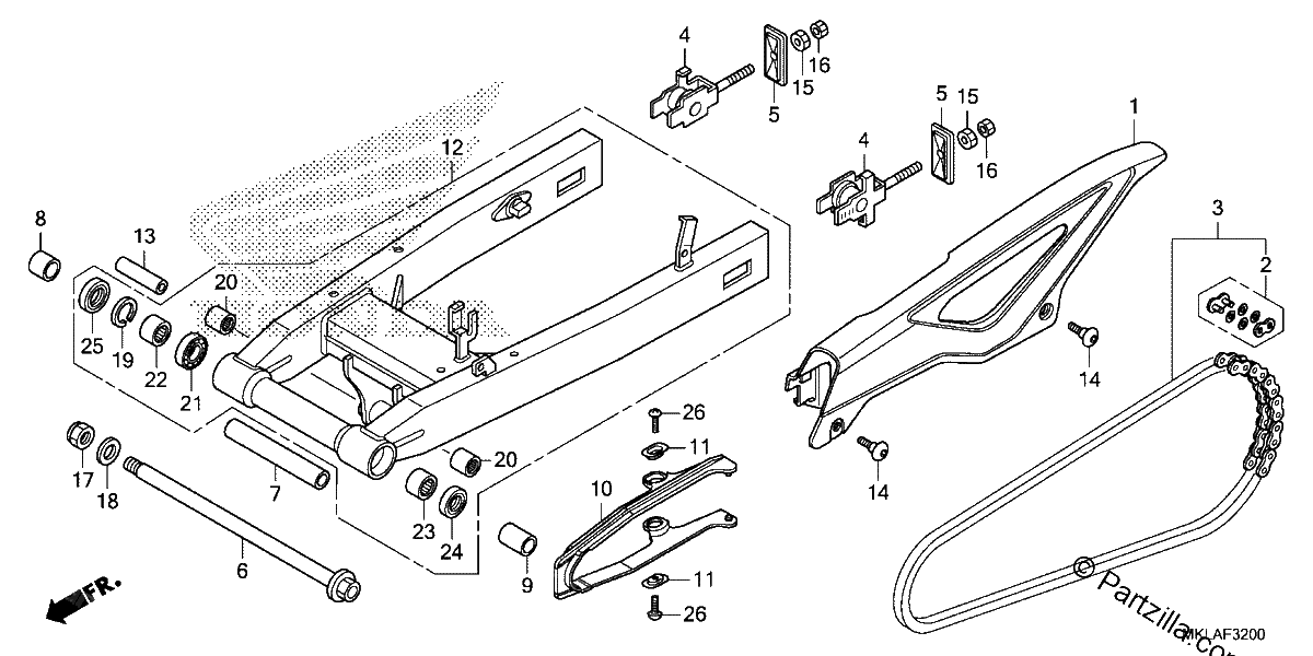 Diagrama de SWINGARM