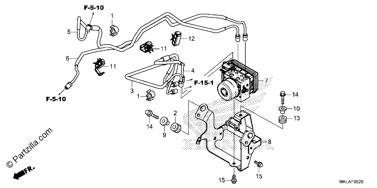 Diagrama de ABS MODULATOR
