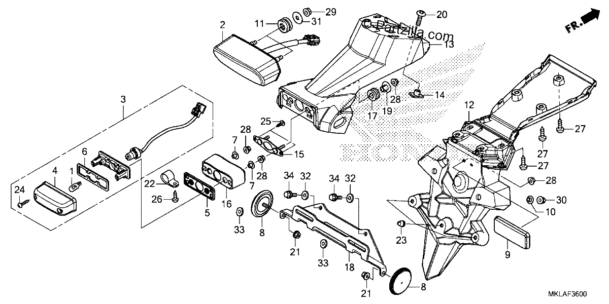 Diagrama de TAILLIGHT