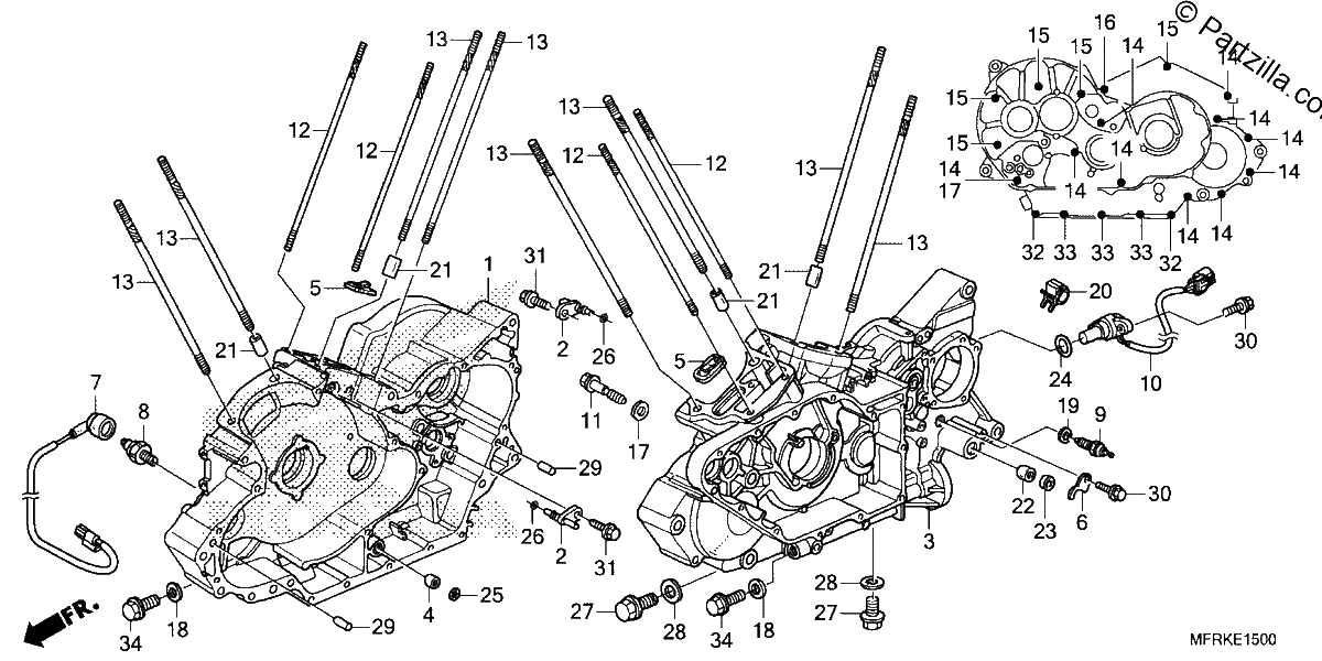 Diagrama de CRANKCASE
