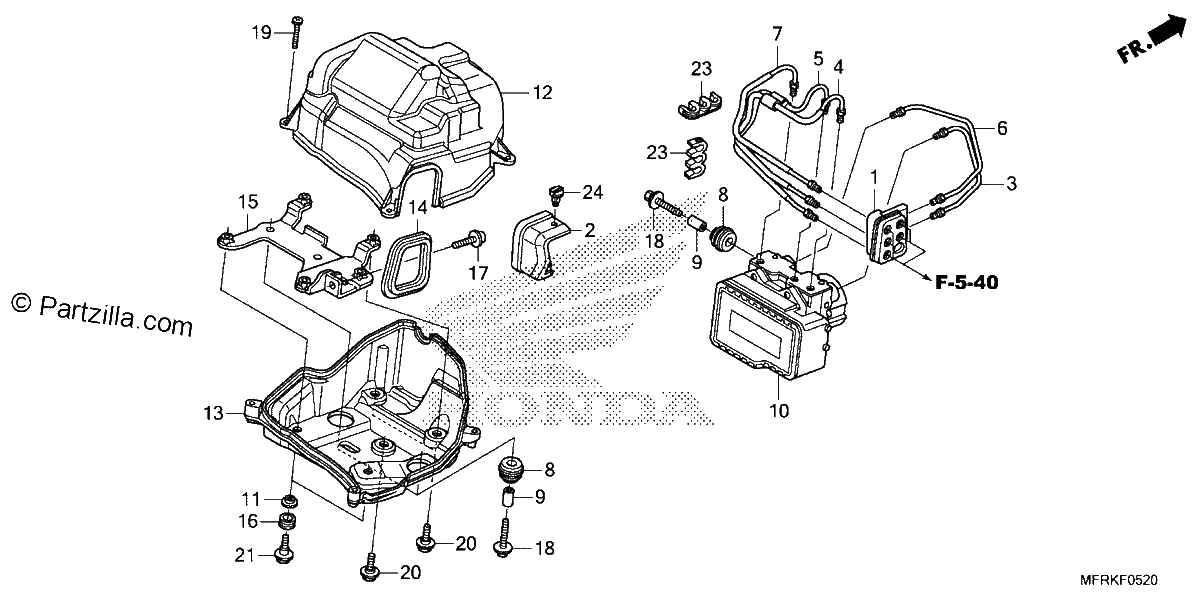 Diagrama de ABS MODULATOR