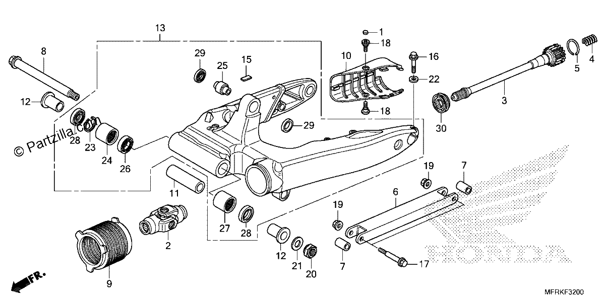 Diagrama de SWINGARM