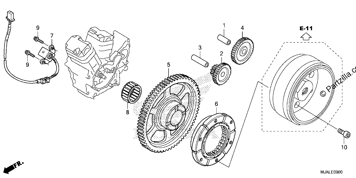 Diagrama de STARTING CLUTCH