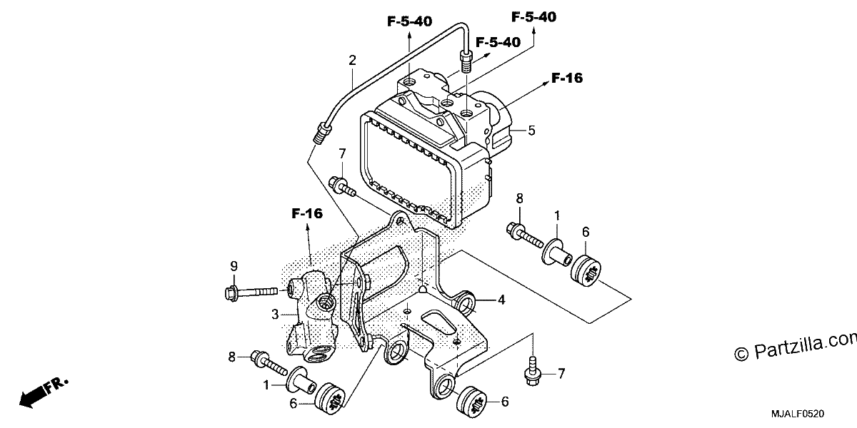 Diagrama de ABS MODULATOR