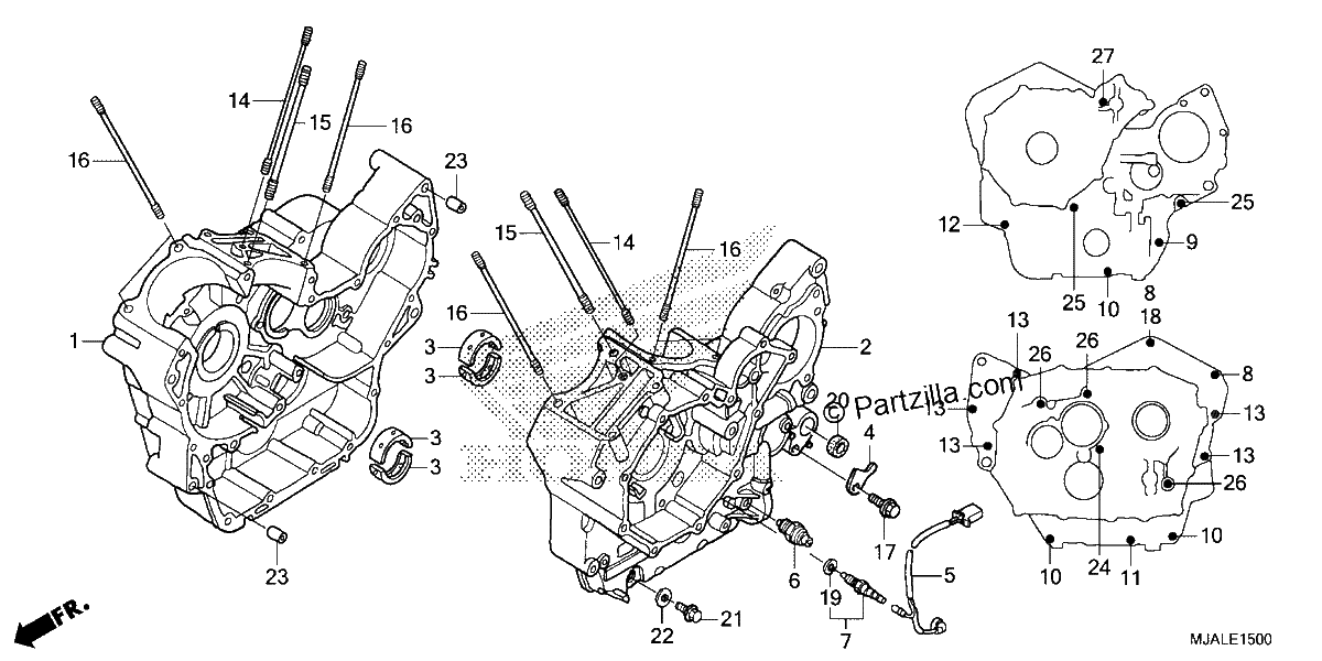 Diagrama de CRANKCASE