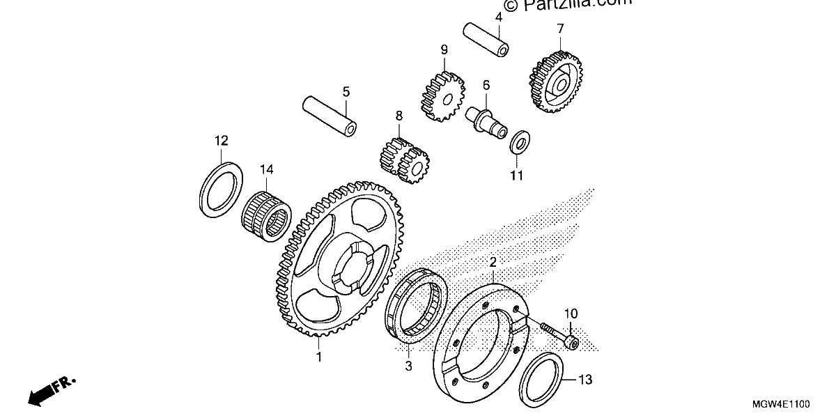 Diagrama de STARTING CLUTCH