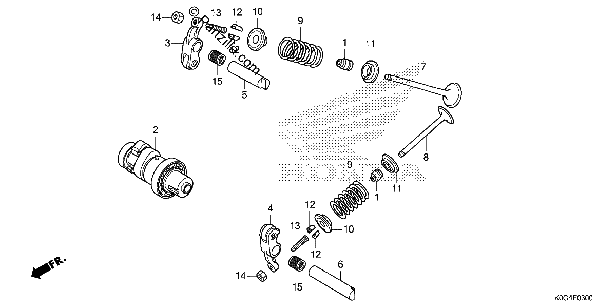 Diagrama de CAMSHAFT VALVE