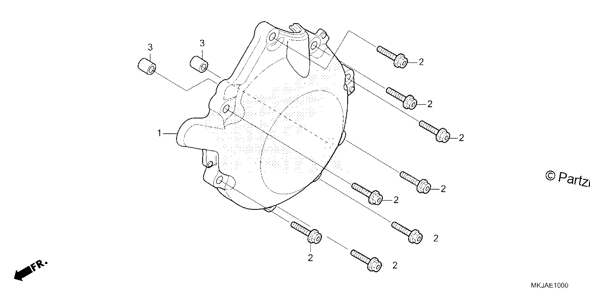 Diagrama de ALTERNATOR COVER