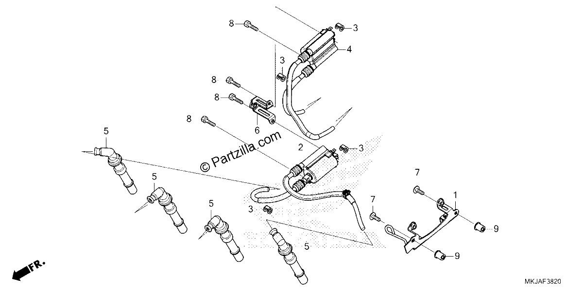 Diagrama de IGNITION COIL