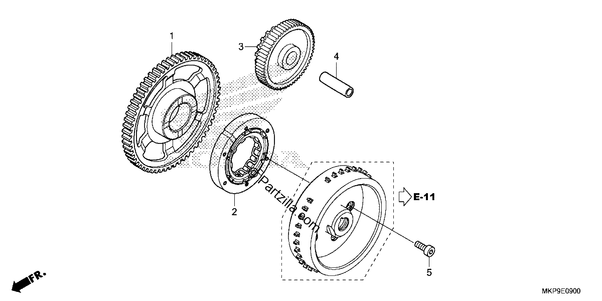 Diagrama de STARTING CLUTCH
