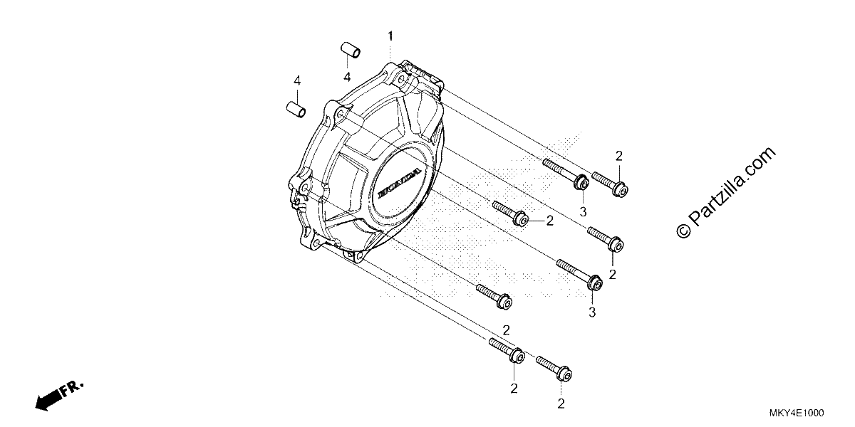 Diagrama de ALTERNATOR COVER