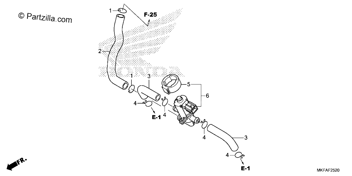 Diagrama de AIR INJECTION CONTROL VALVE