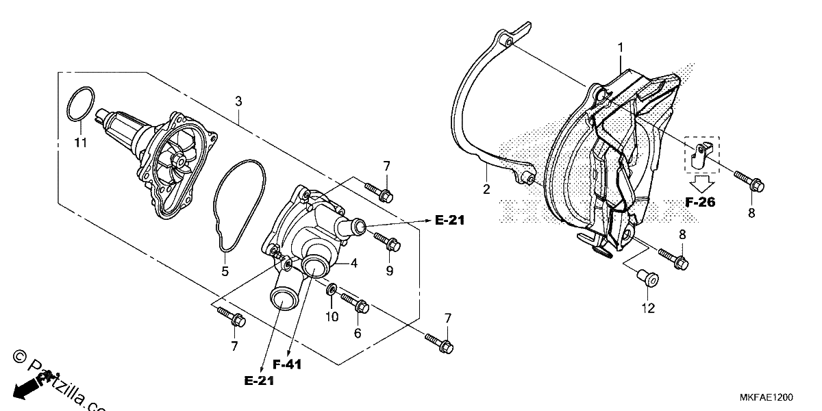 Diagrama de WATER PUMP