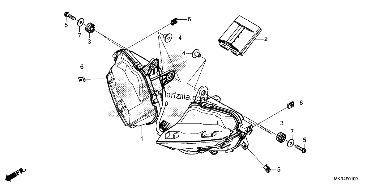 Diagrama de HEADLIGHT