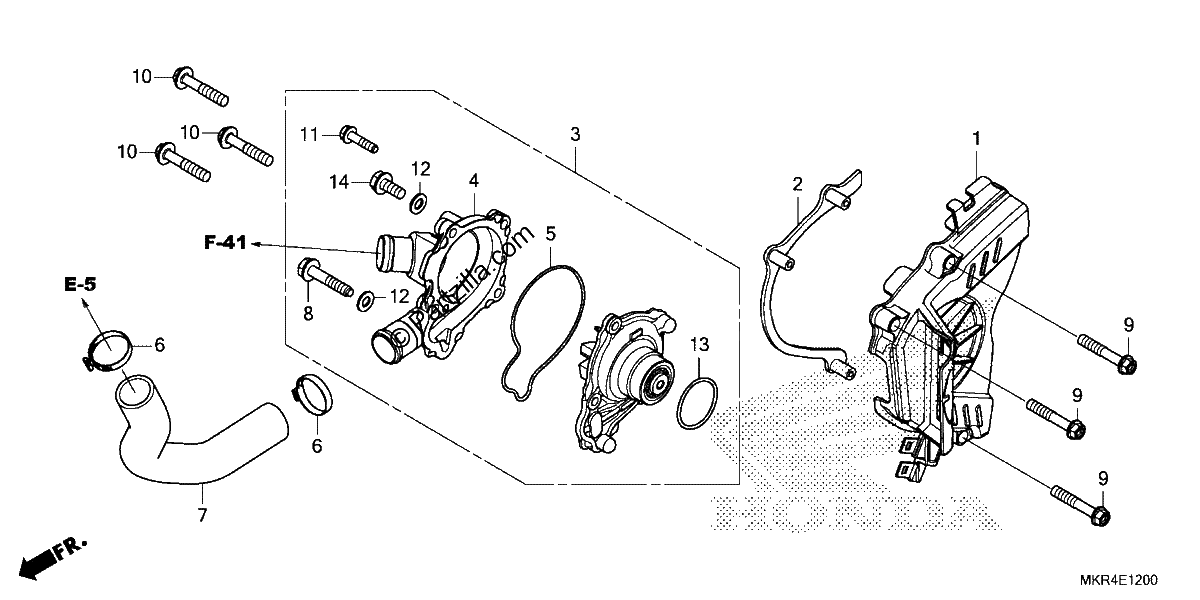Diagrama de WATER PUMP