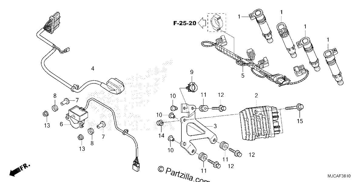 Diagrama de SUB HARNESS