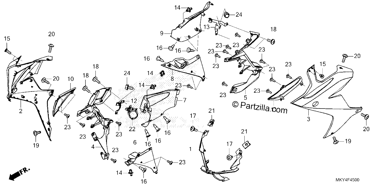 Diagrama de MIDDLE COWL