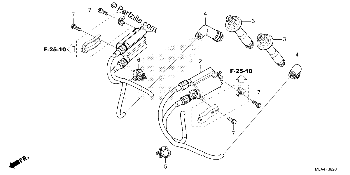 Diagrama de IGNITION COIL