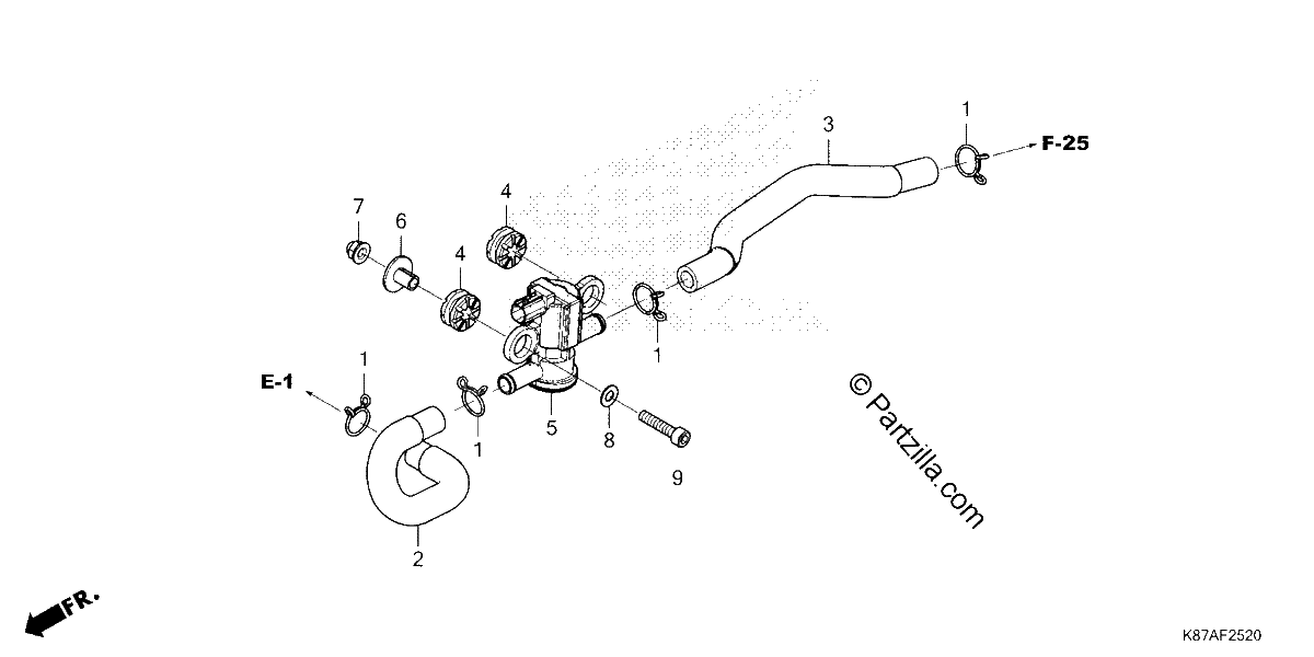 Diagrama de AIR INJECTION SOLENOID VALVE