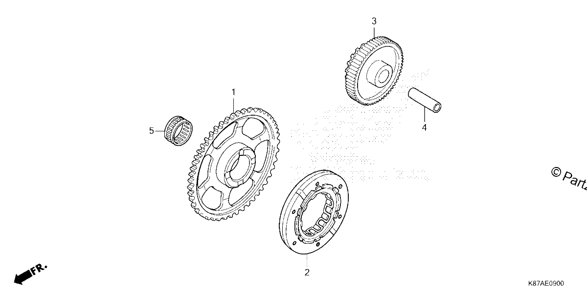 Diagrama de STARTING CLUTCH