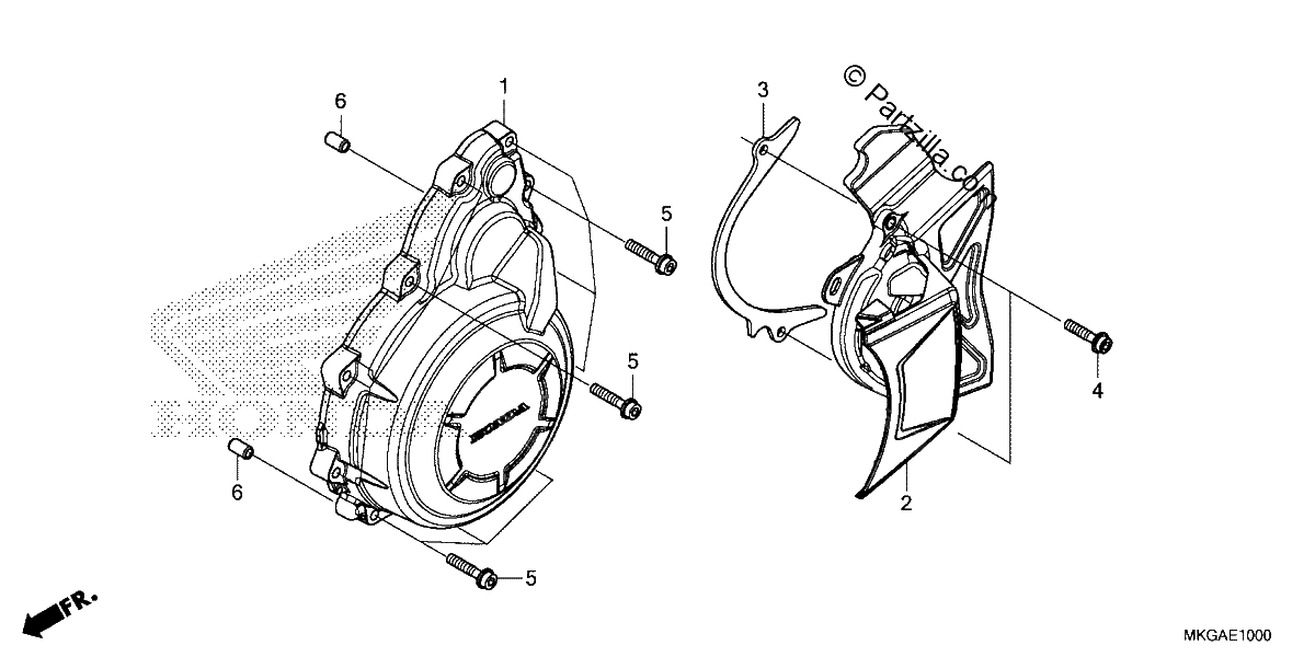 Diagrama de ALTERNATOR COVER