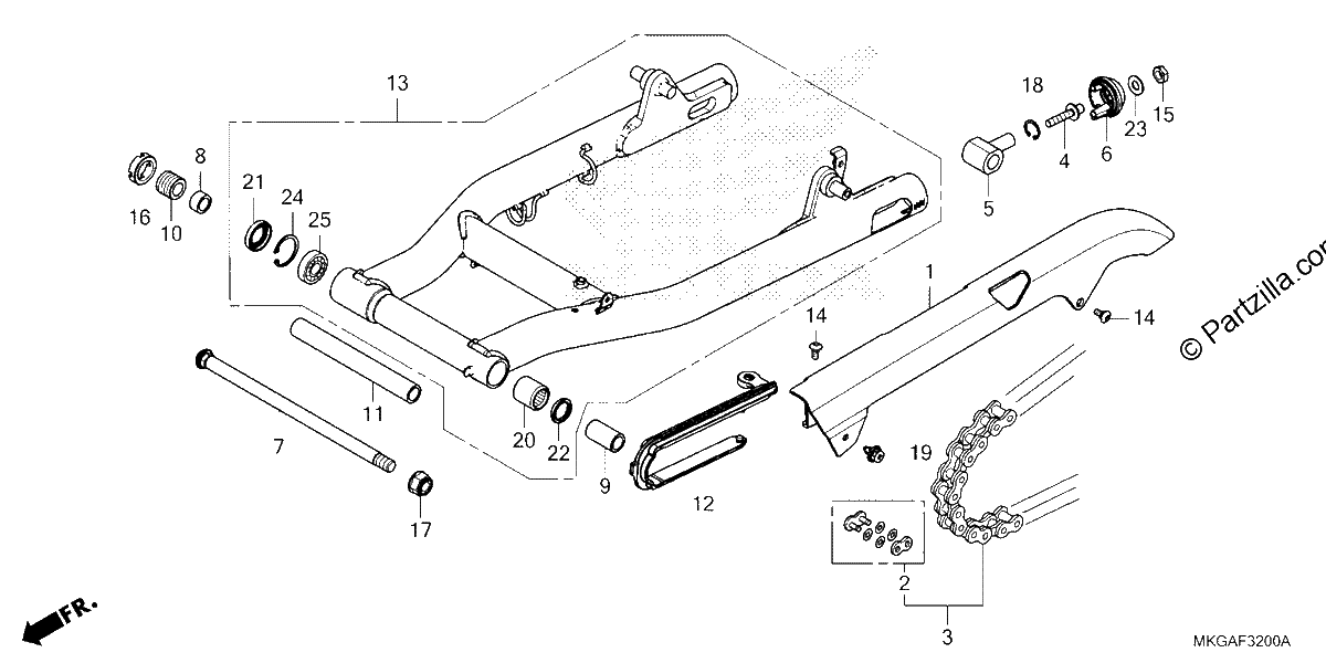 Diagrama de SWINGARM