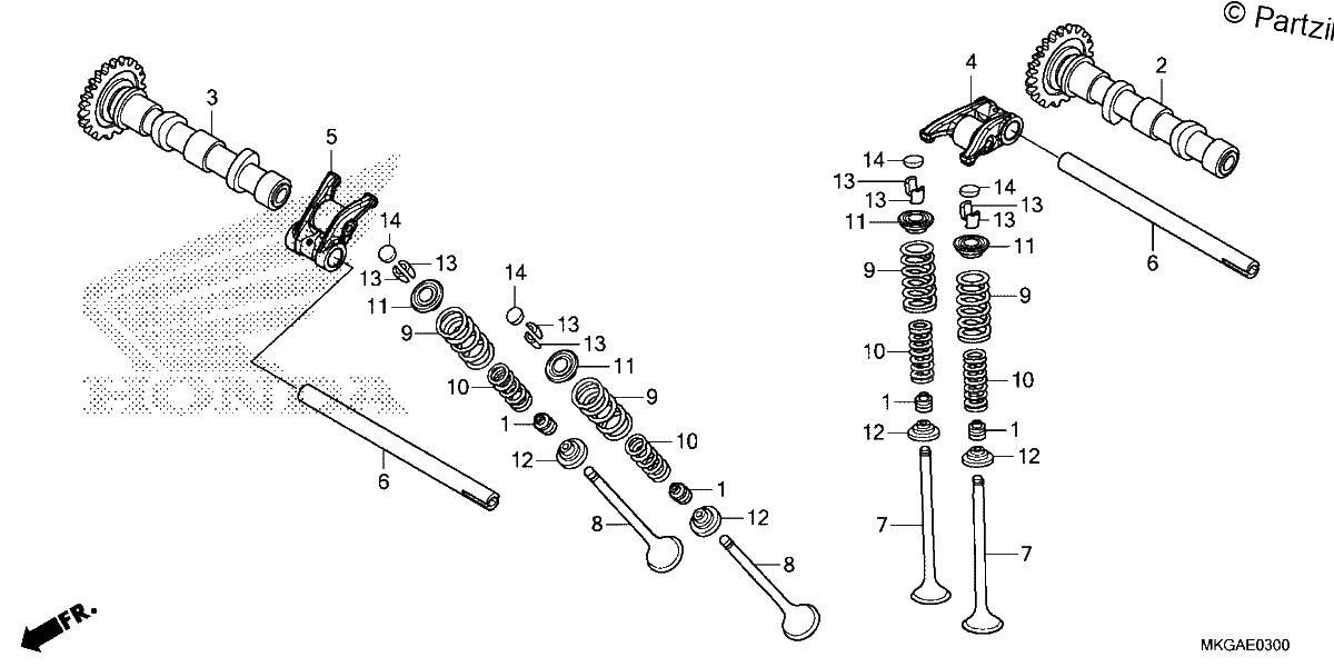 Diagrama de CAMSHAFT VALVE