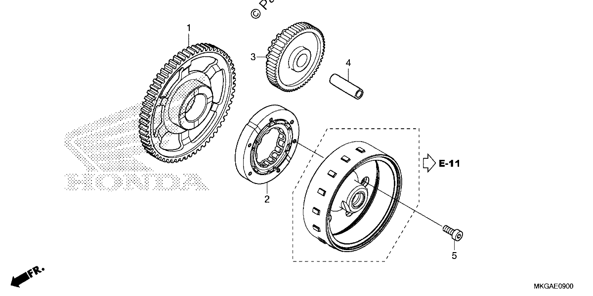 Diagrama de STARTING CLUTCH