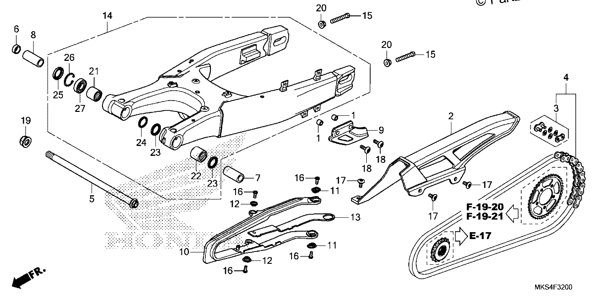 Diagrama de SWINGARM