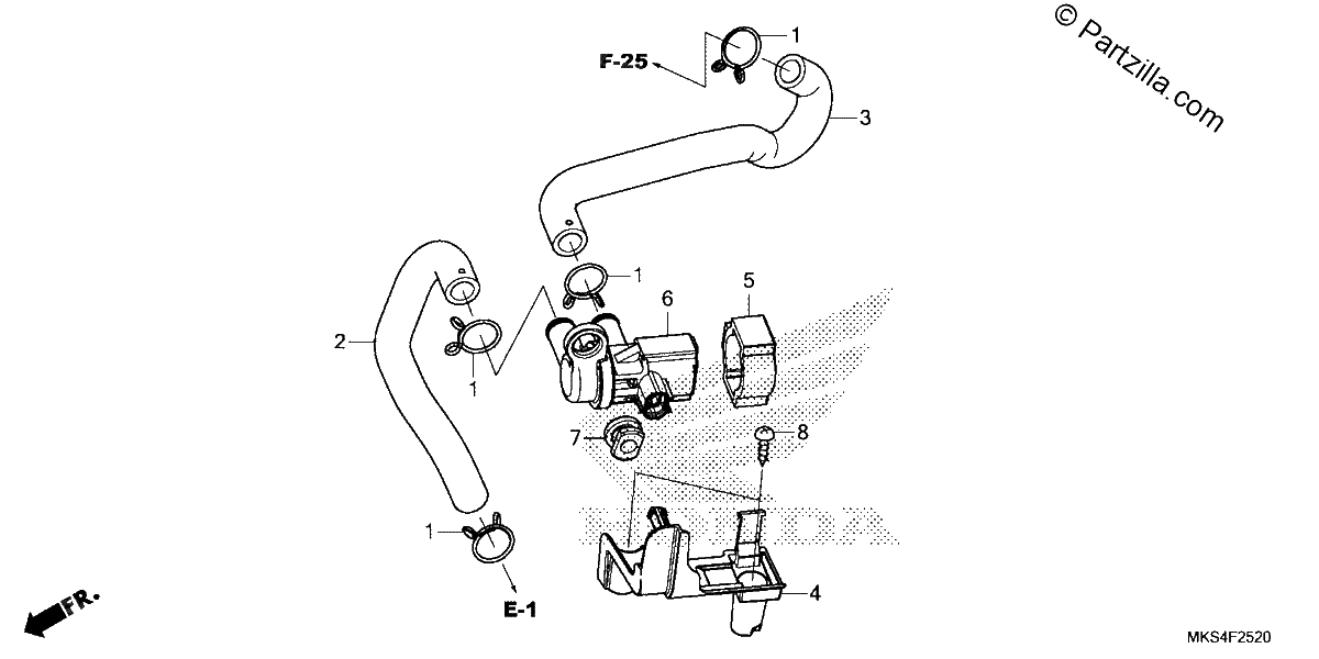 Diagrama de AIR INJECTION SOLENOID VALVE