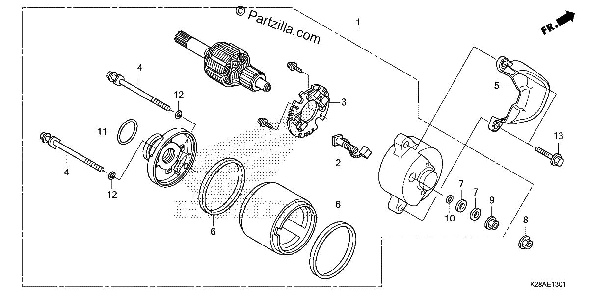 Diagrama de STARTER MOTOR 2