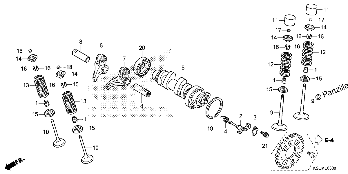 Diagrama de CAMSHAFT VALVE