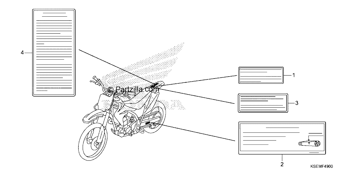 Diagrama de CAUTION LABELS