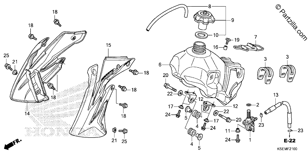 Diagrama de FUEL TANK