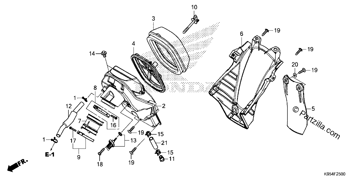 Diagrama de AIR CLEANER