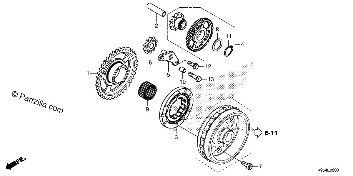 Diagrama de STARTING CLUTCH