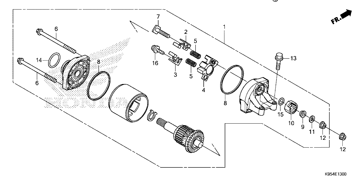 Diagrama de STARTING MOTOR