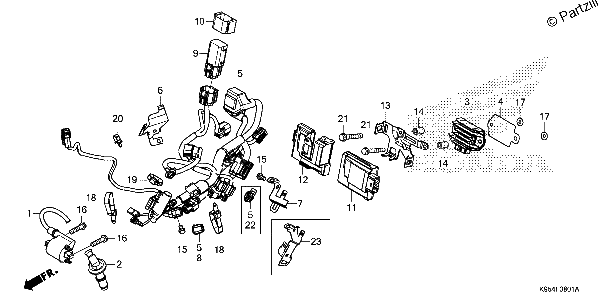 Diagrama de WIRE HARNESS 2