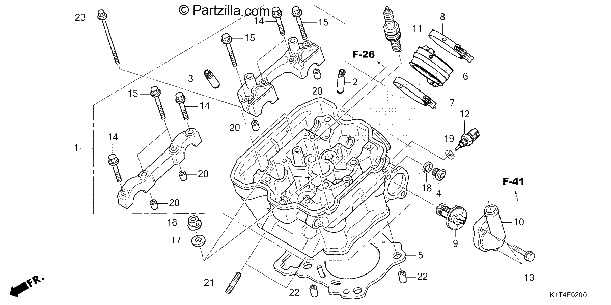 Diagrama de CYLINDER HEAD