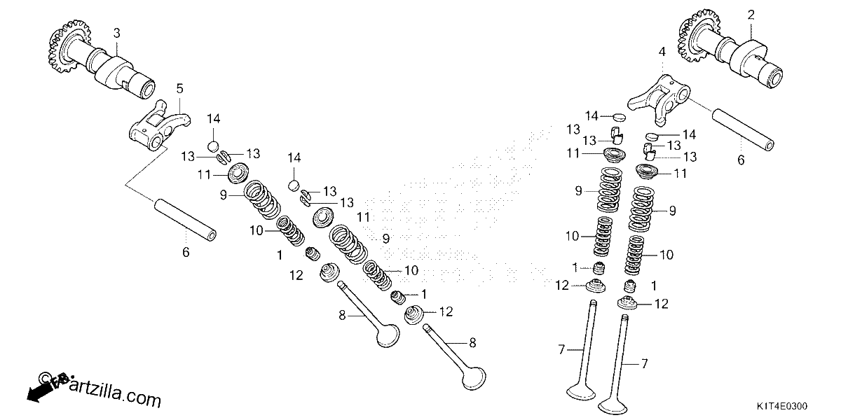 Diagrama de CAMSHAFT VALVE